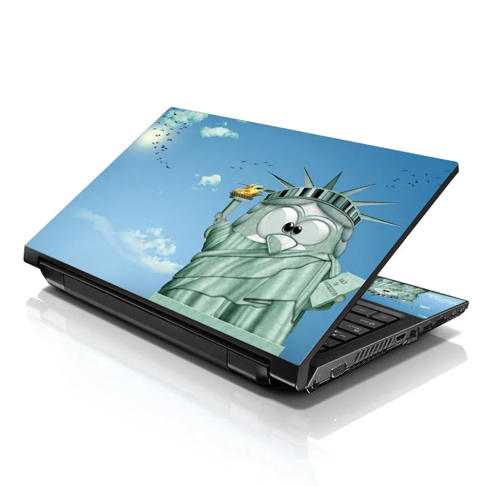 LSS 15.6 & 17.3 Inches Laptop Notebook Skin Sticker Decal - Statue of Liberty